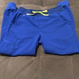 Zamora joggers, size medium petite, electric blue